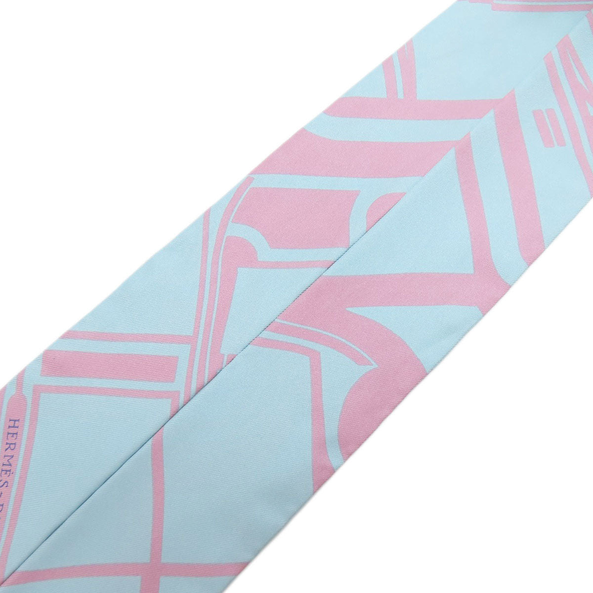 HERMES scarf silk pink Twilly Women