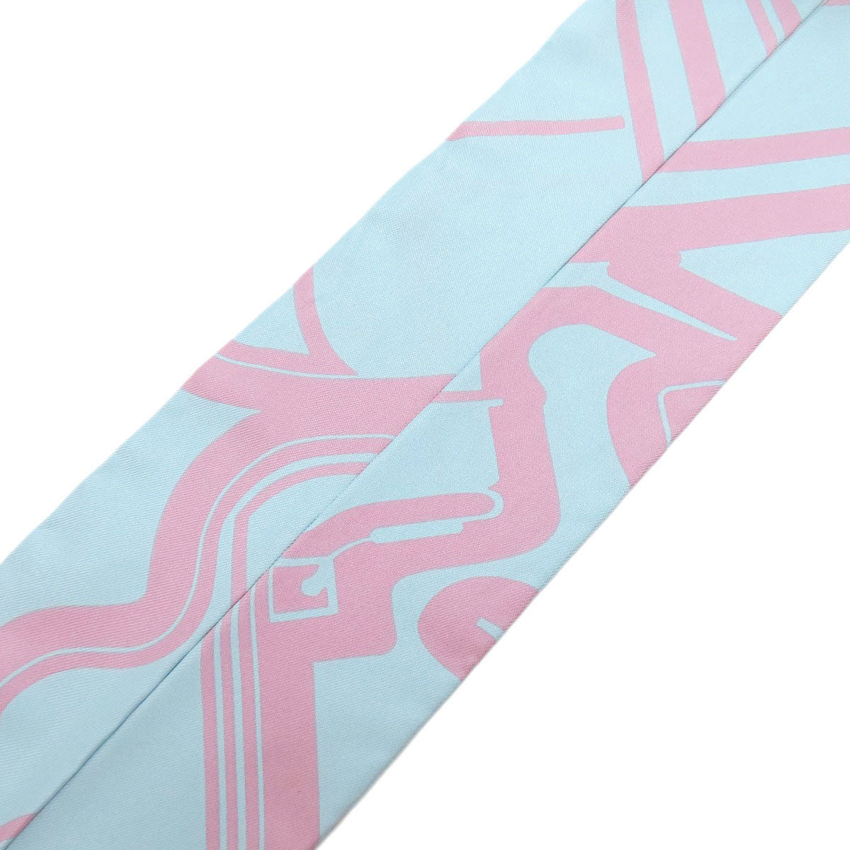 HERMES scarf silk pink Twilly Women
