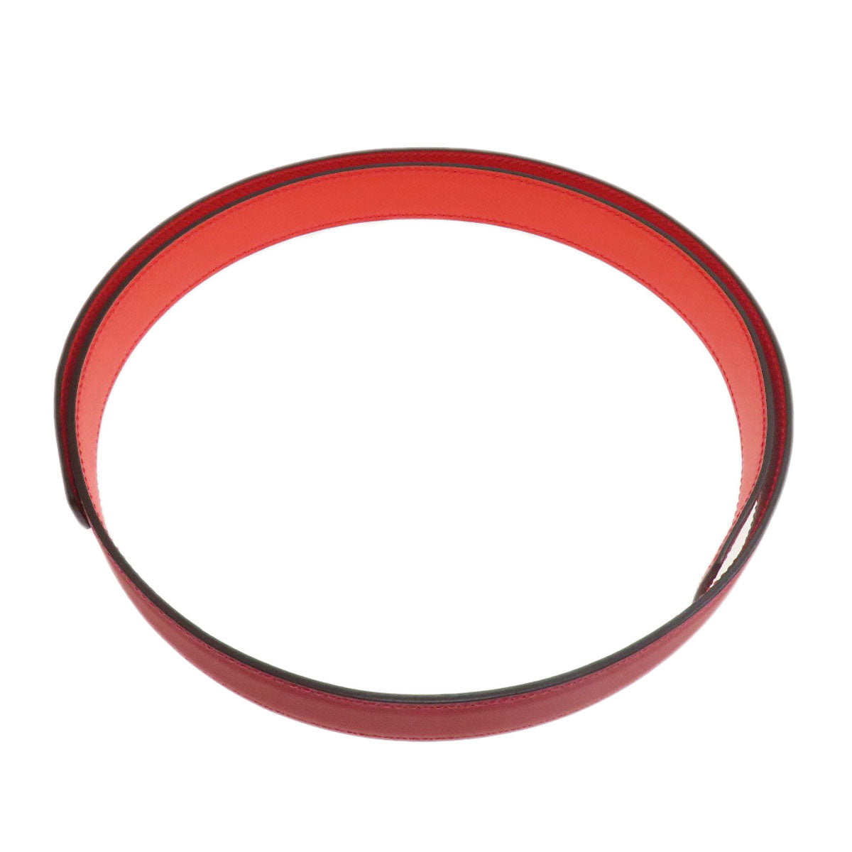 HERMES belt Swift, Epsom Red Rival Vermilion Rose SVMetal mens