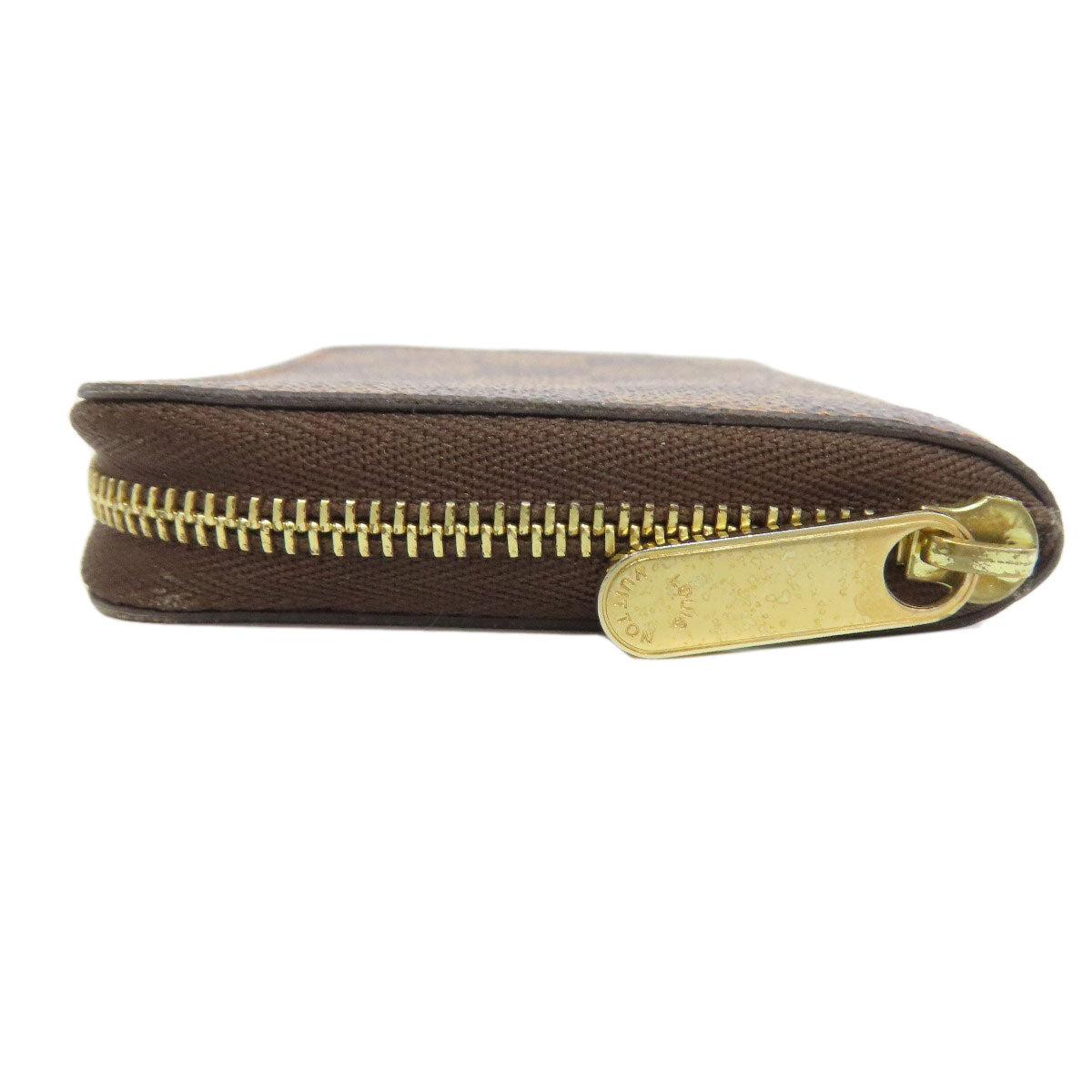 LOUIS VUITTON Coin case N63070 Damier canvas Brown Zippy coin purse Women(Unisex)