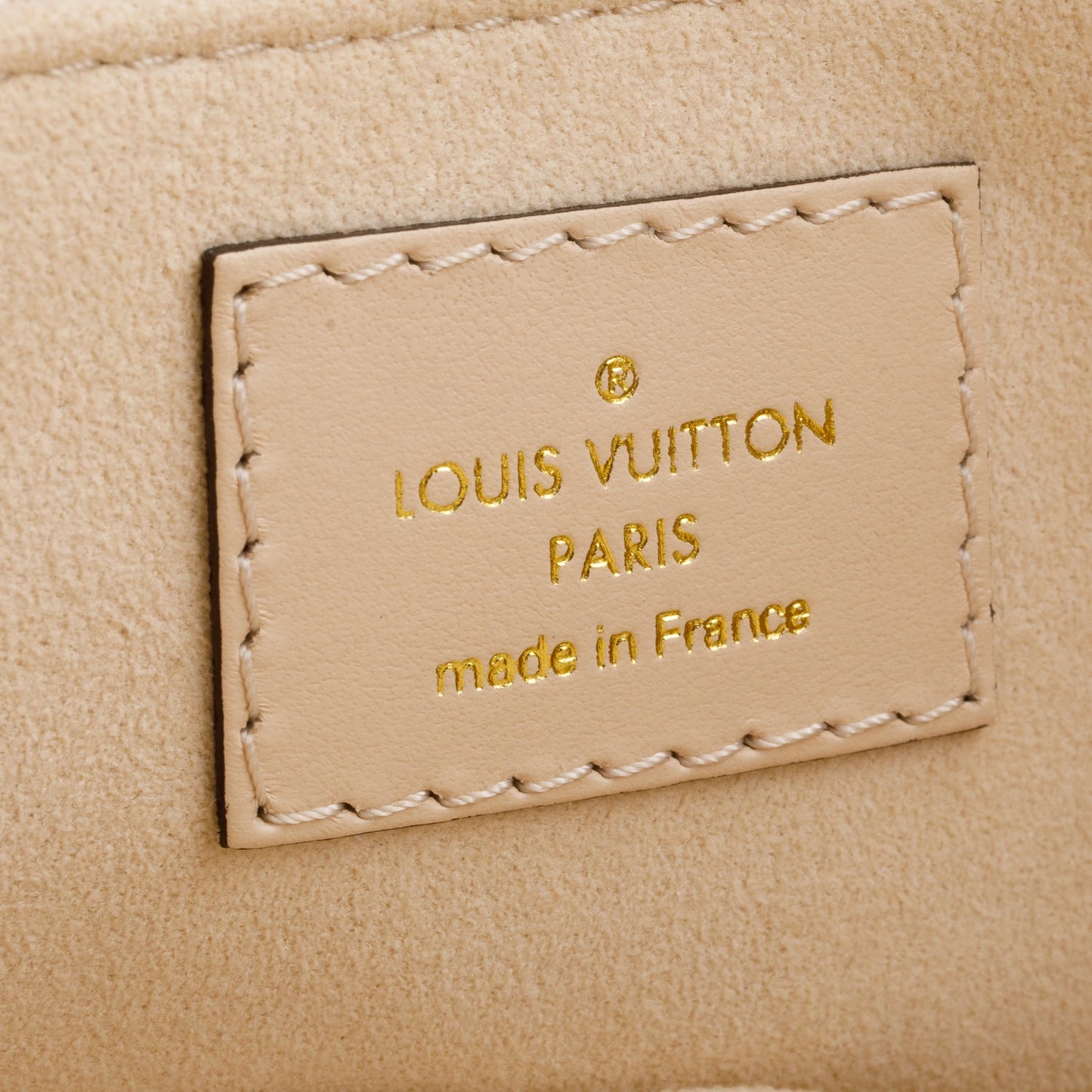 Louis Vuitton Cream Empreinte Monogram Giant OnTheGo MM Tote
