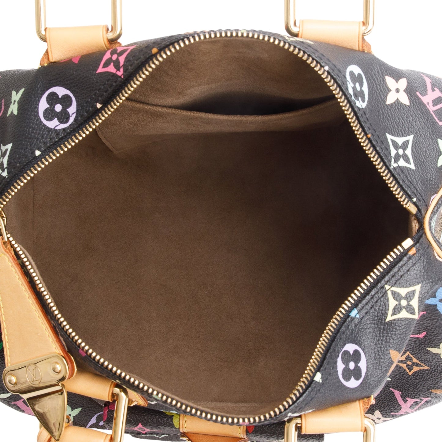 Louis Vuitton Black Monogram Multicolor Speedy 30