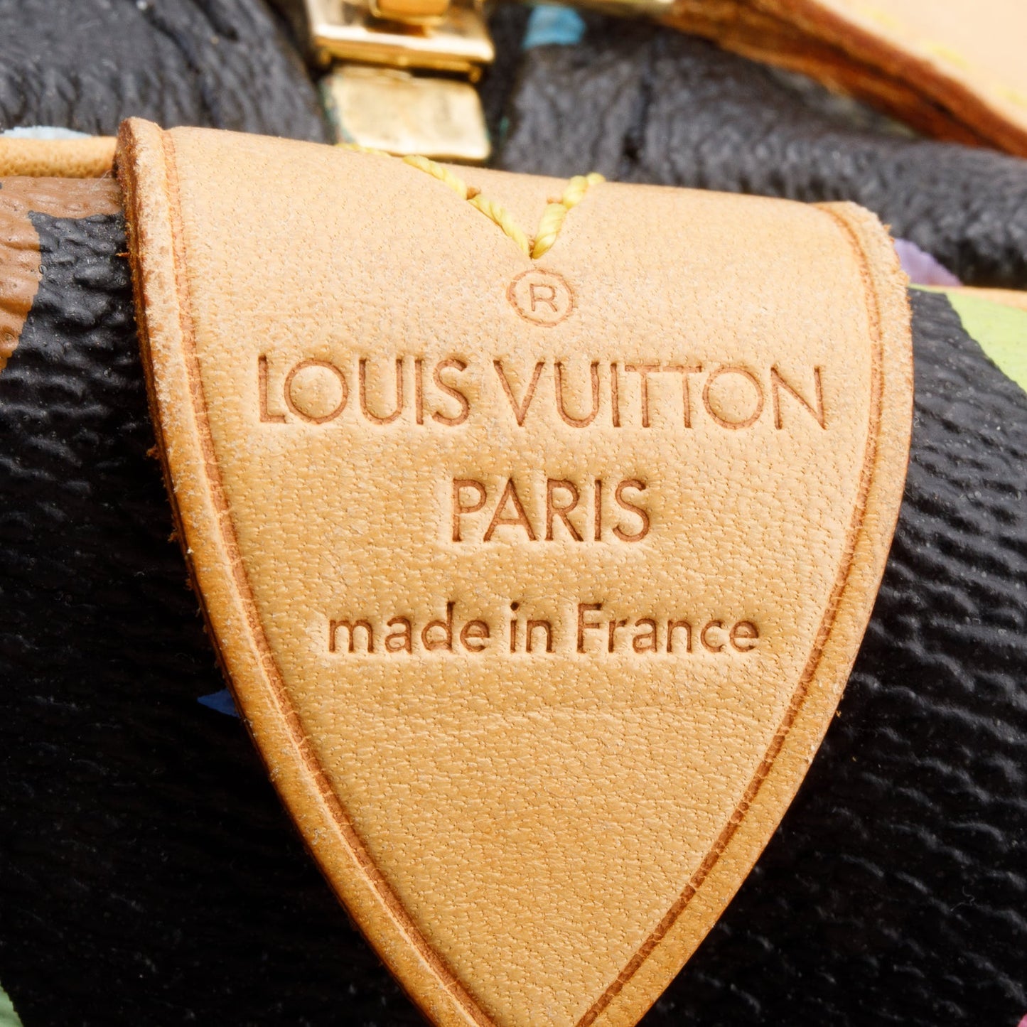 Louis Vuitton Black Monogram Multicolor Speedy 30