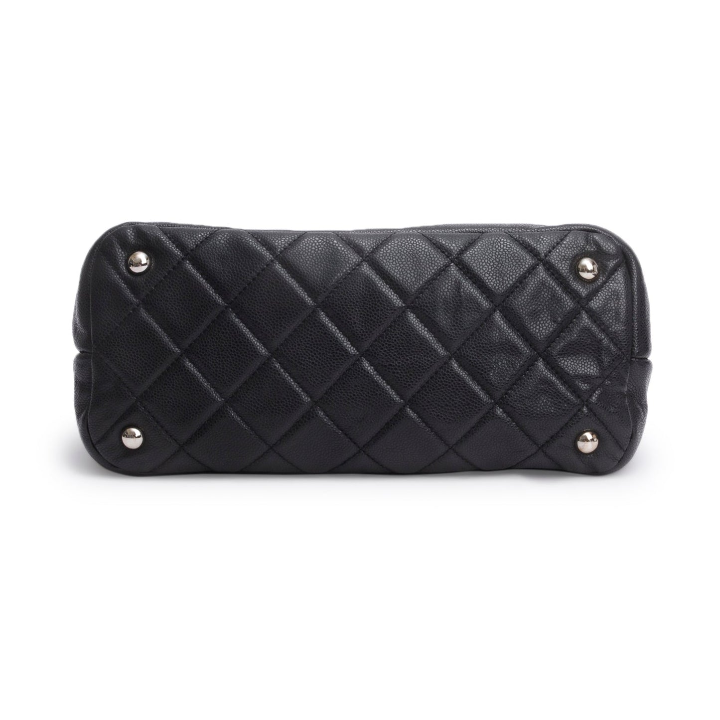 Chanel Black Caviar Leather Timeless CC Shopping Tote
