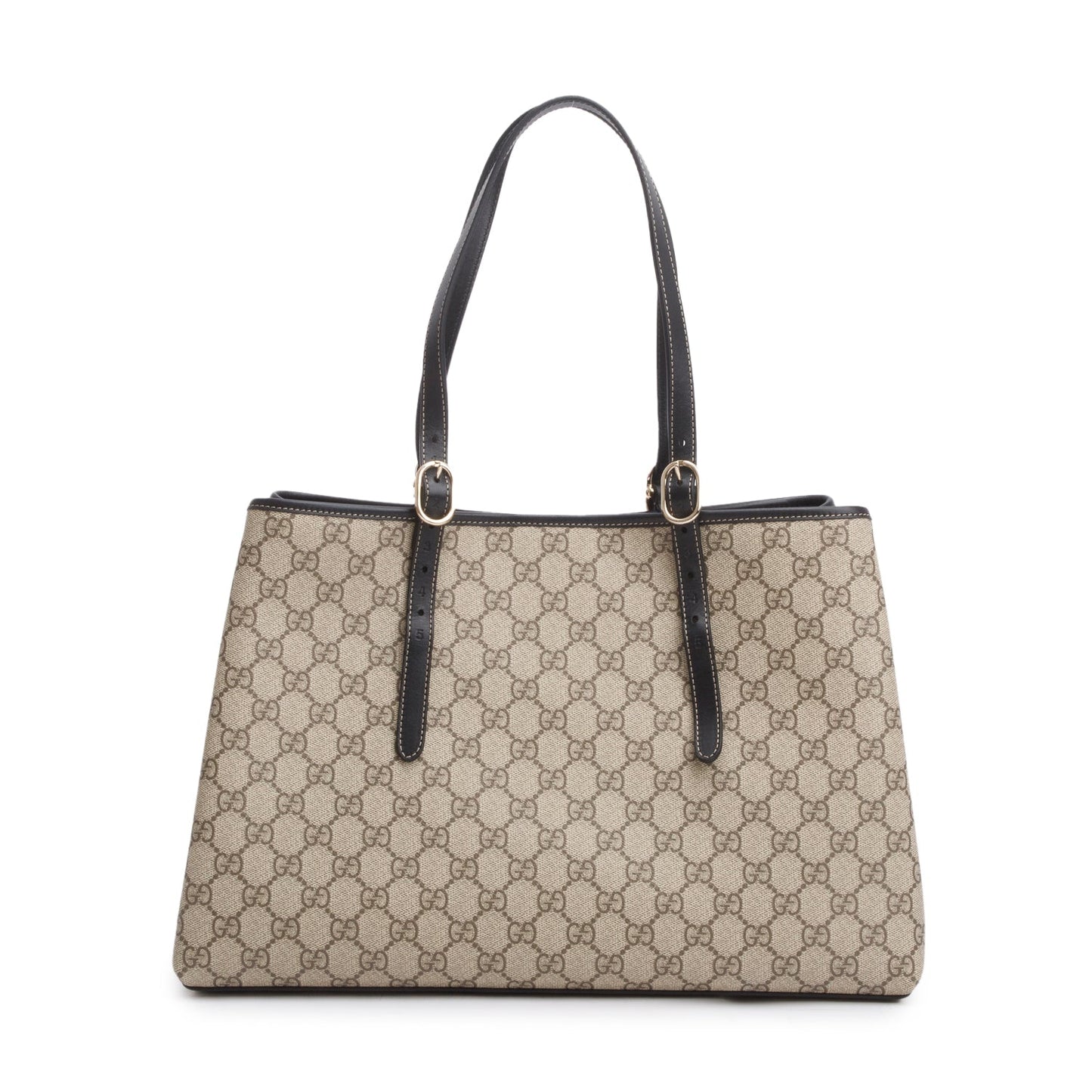 Gucci GG Supreme Monogram Emblem Large Tote Bag