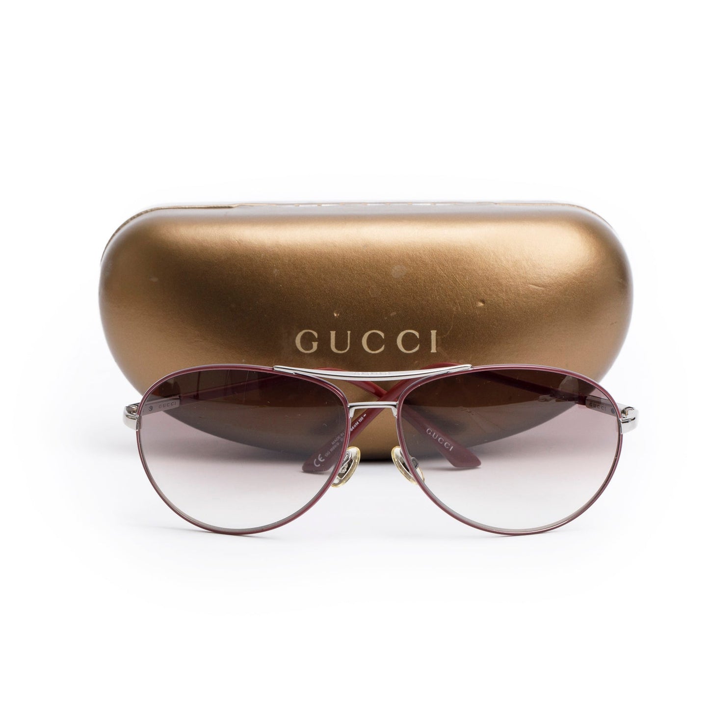 Gucci GG1689/S Red Aviator Sunglasses