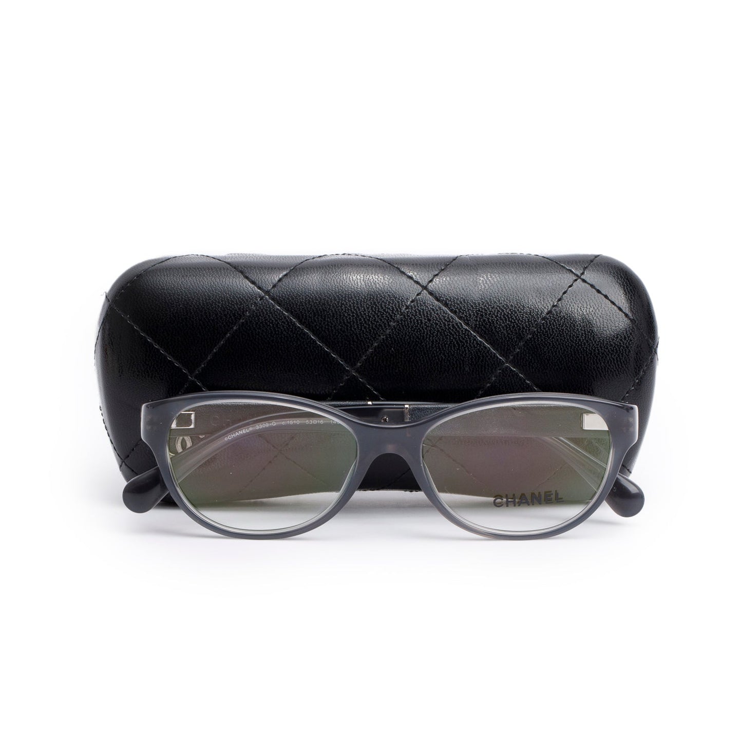 Chanel 3309-Q Interlocking CC Square Eye Glasses