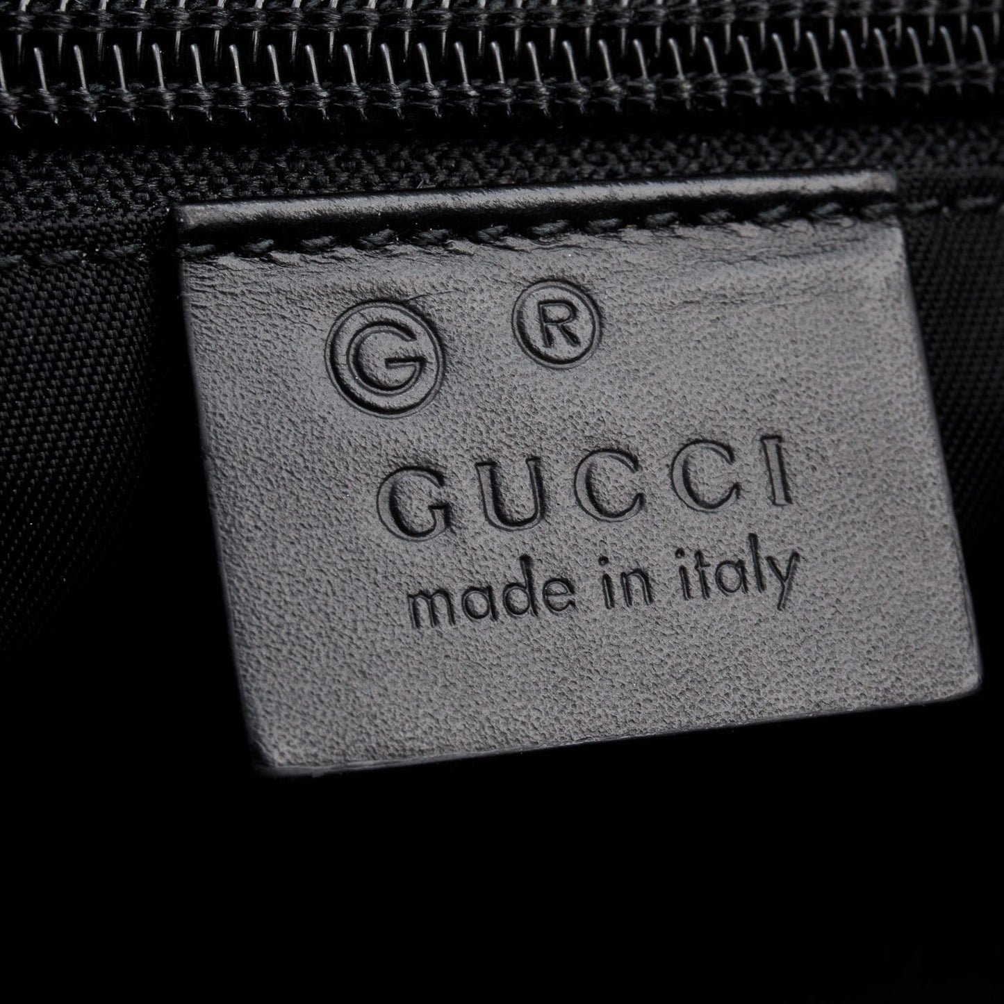 Gucci Black Techno Canvas Web Messenger Bag
