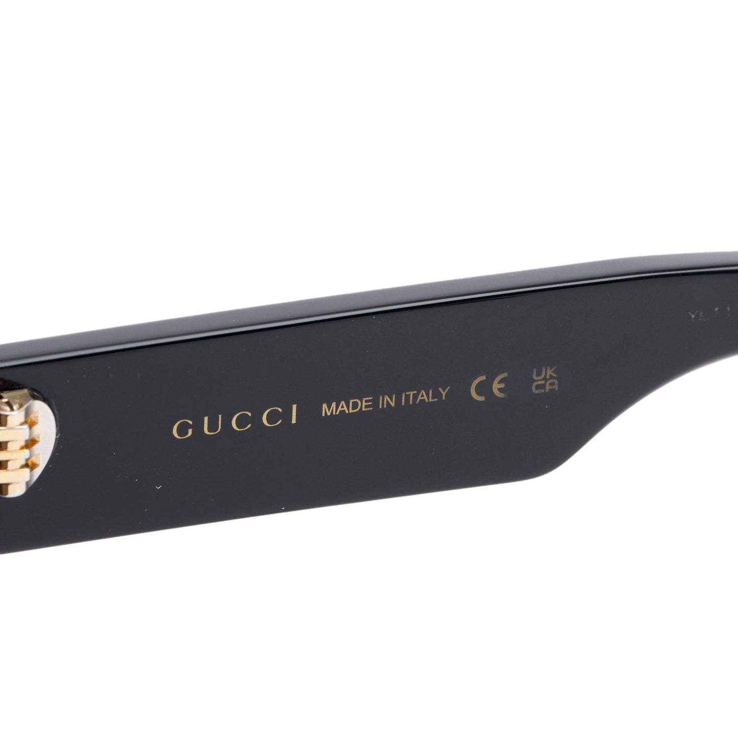 Gucci GG1296S Black Acetate Rectangle Sunglasses