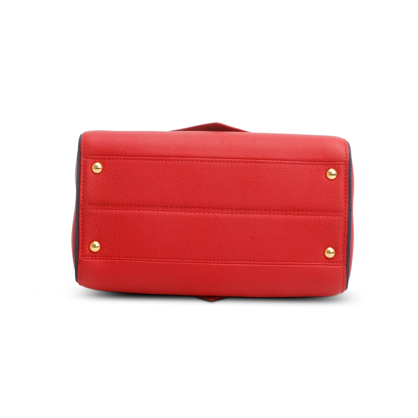 Louis Vuitton Monogram Red Leather Double V Bag