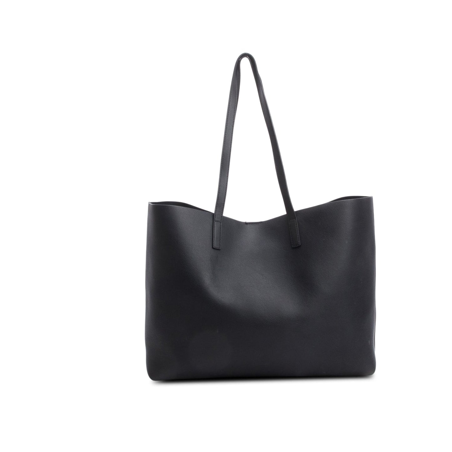 Saint Laurent Black Leather East/West Shopping Tote
