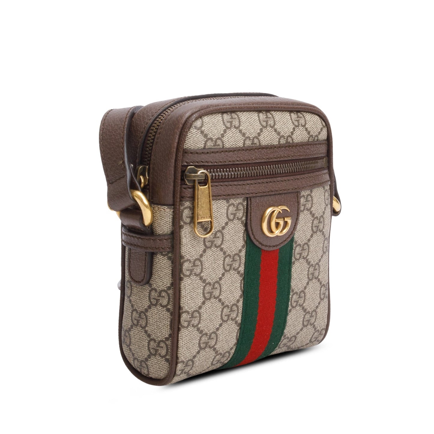 Gucci GG Supreme Monogram Web Mini Ophidia Messenger