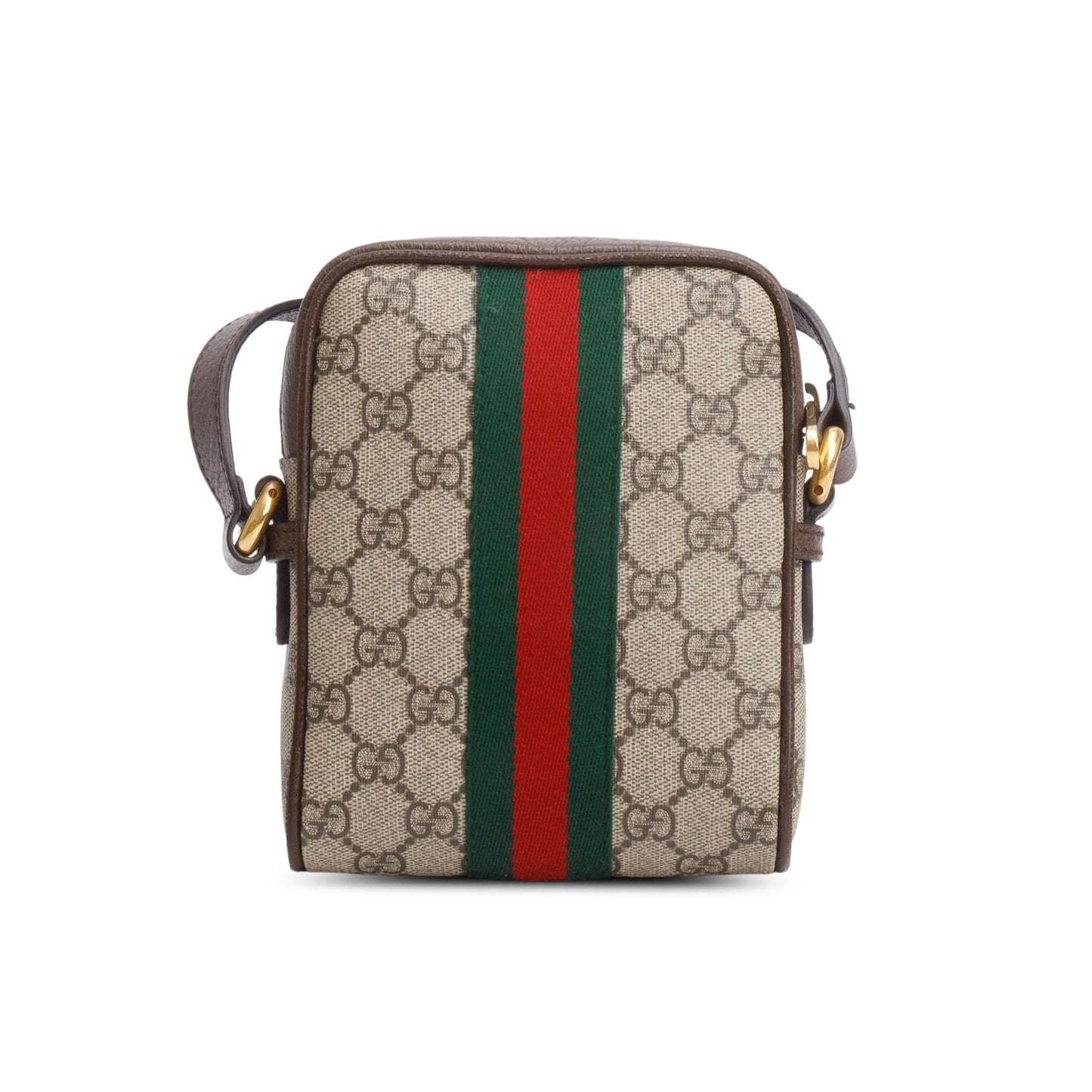 Gucci GG Supreme Monogram Web Mini Ophidia Messenger