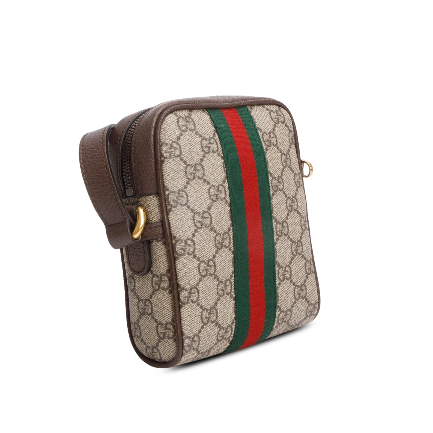 Gucci GG Supreme Monogram Web Mini Ophidia Messenger