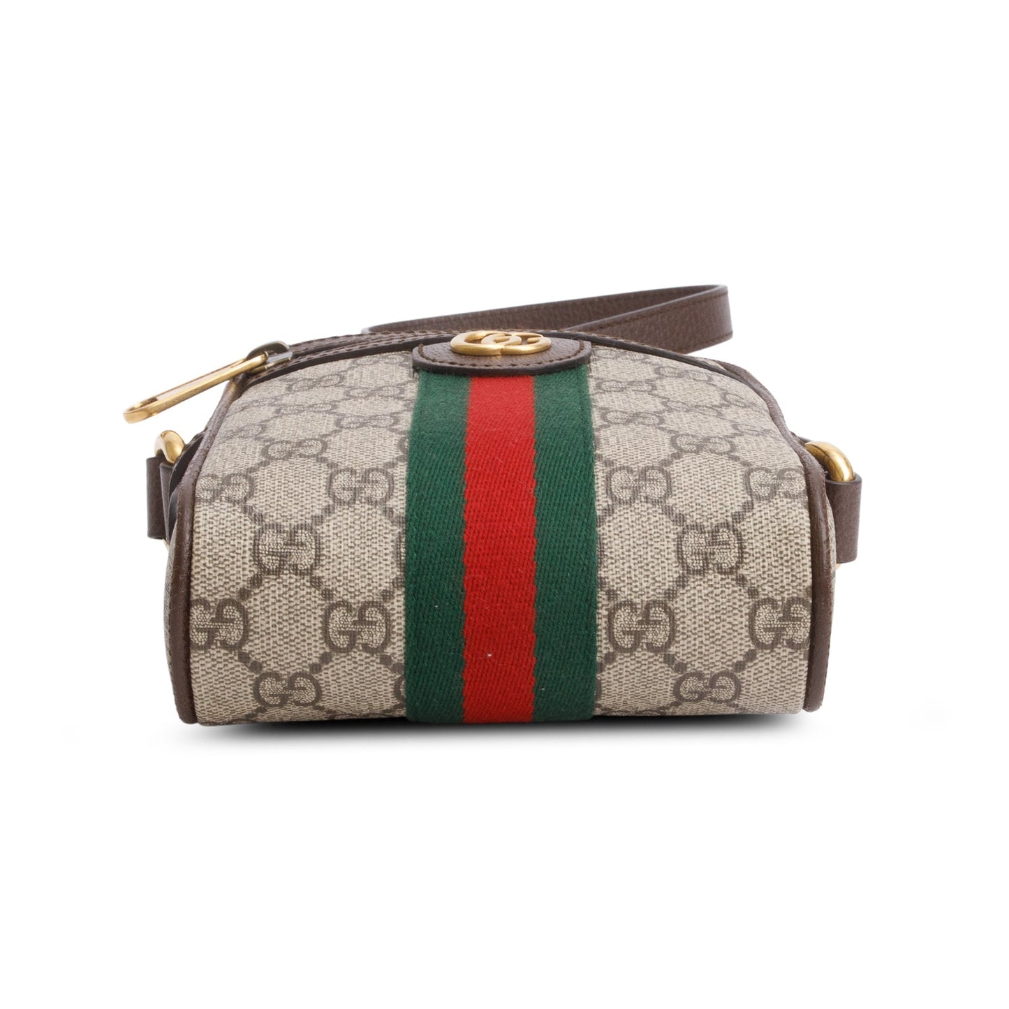 Gucci GG Supreme Monogram Web Mini Ophidia Messenger
