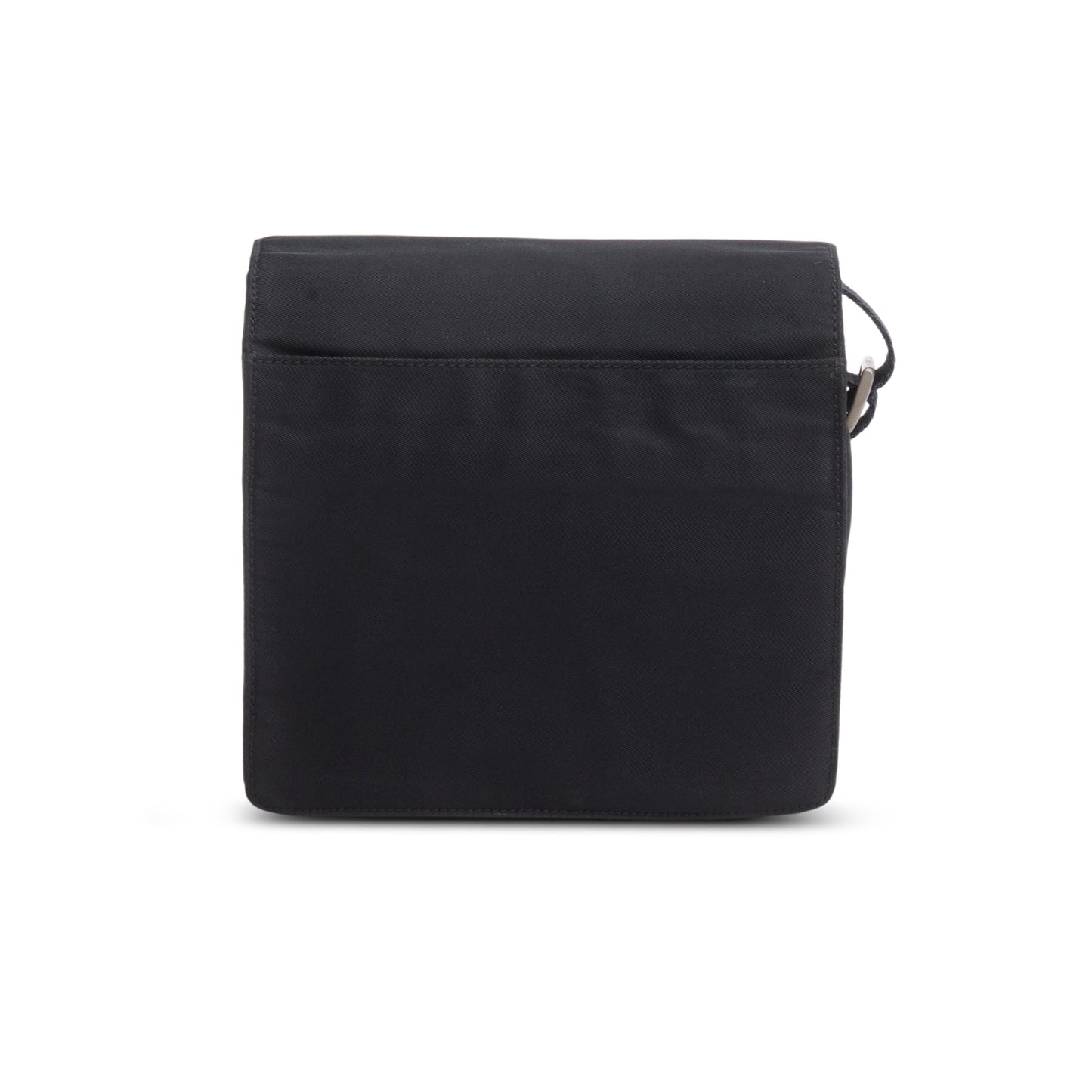 Prada Black Tessuto Nylon Saffiano Crossbody Bag