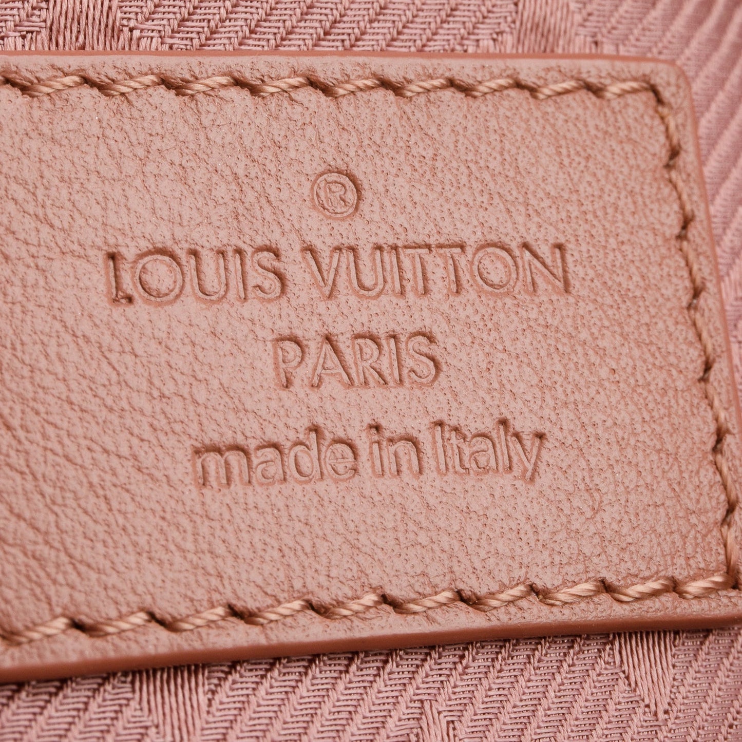Louis Vuitton Pink Calfskin Quilted Monogram Altair Clutch
