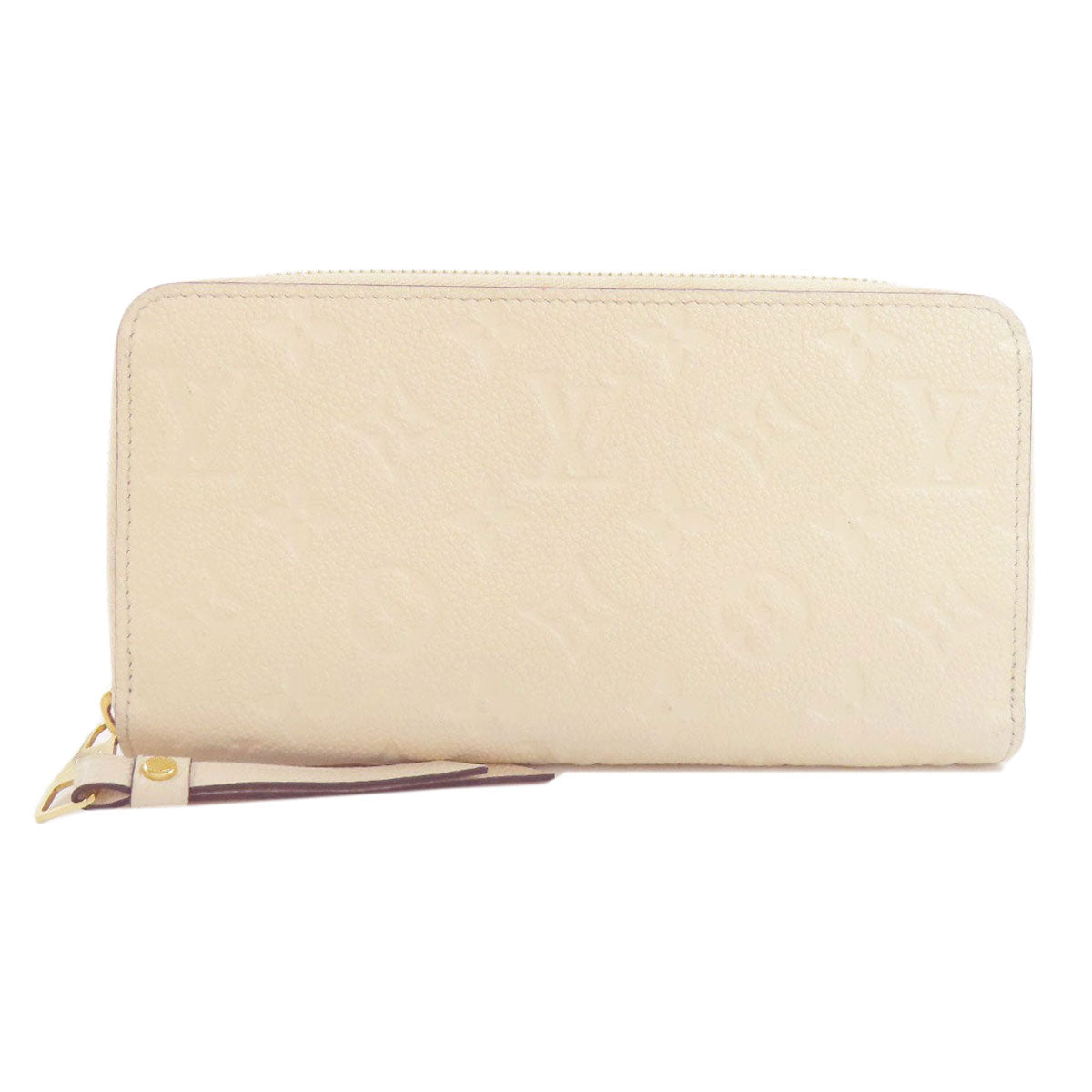 LOUIS VUITTON Long Wallet Purse M82212 Ann Platt white Zippy wallet Women