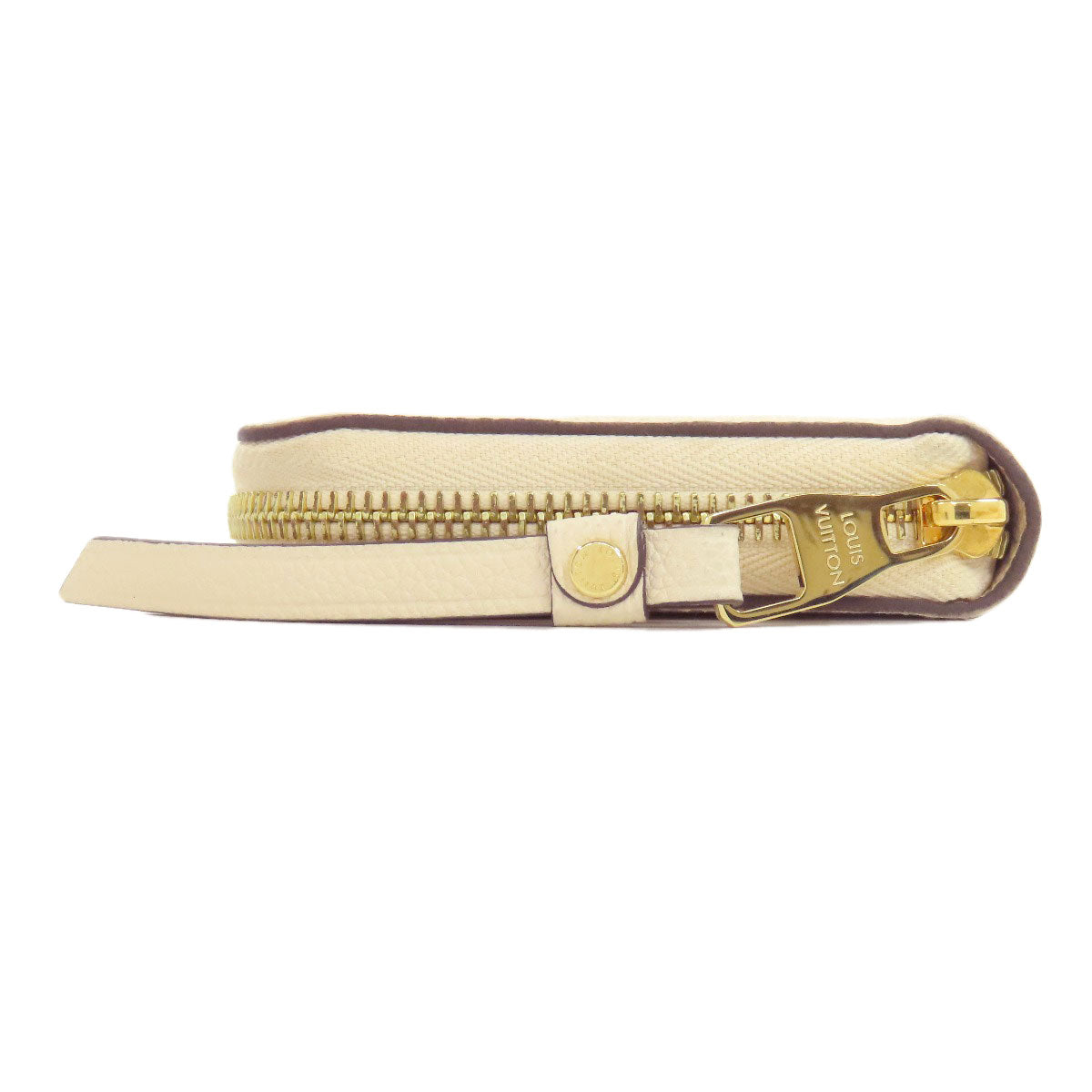 LOUIS VUITTON Long Wallet Purse M82212 Ann Platt white Zippy wallet Women