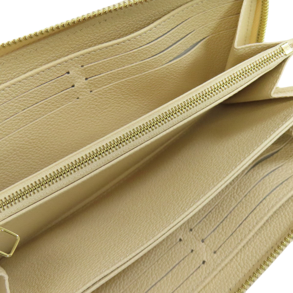 LOUIS VUITTON Long Wallet Purse M82212 Ann Platt white Zippy wallet Women