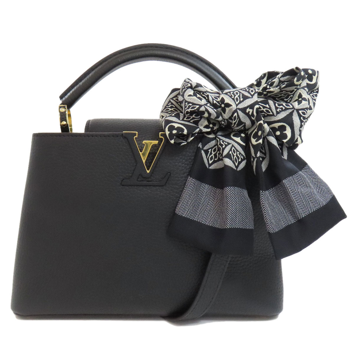 LOUIS VUITTON Handbag M94755 Calfskin black Capusine BB Women