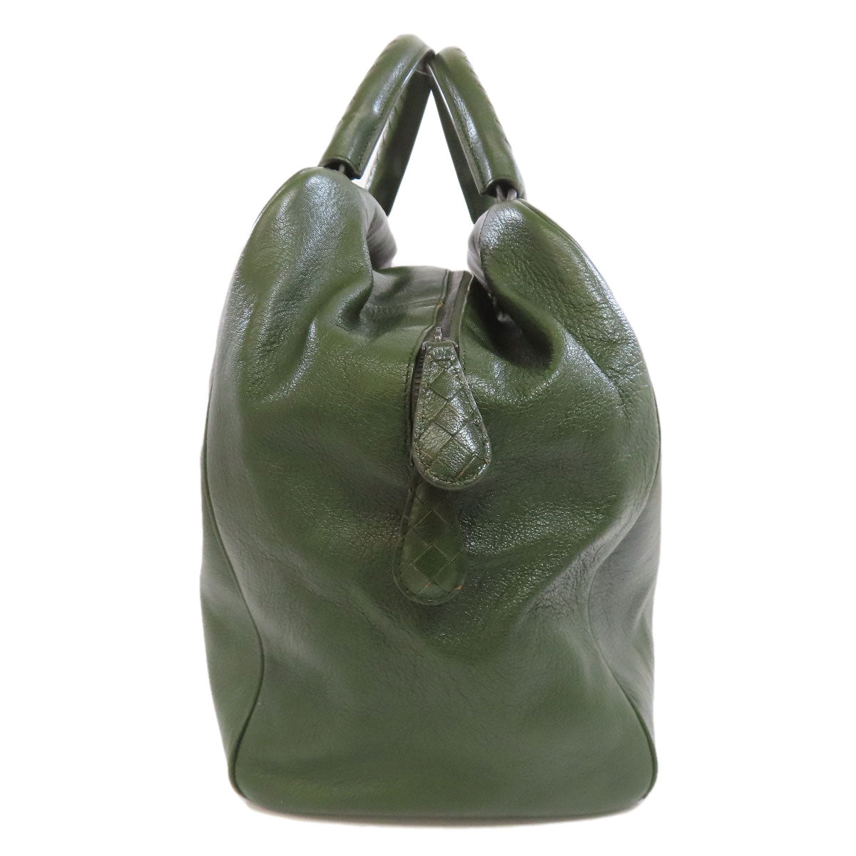 BOTTEGAVENETA Tote Bag leather green logo Women