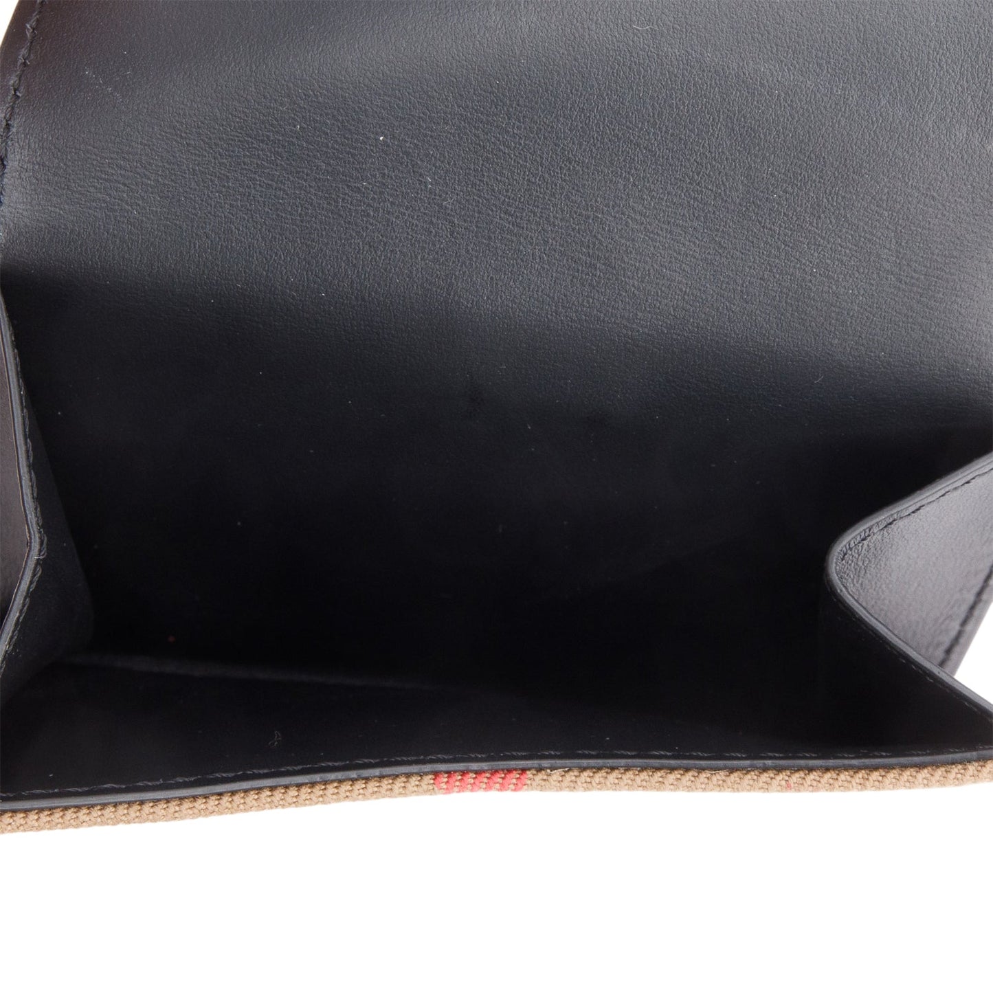 Burberry Black House Check Luna French Wallet