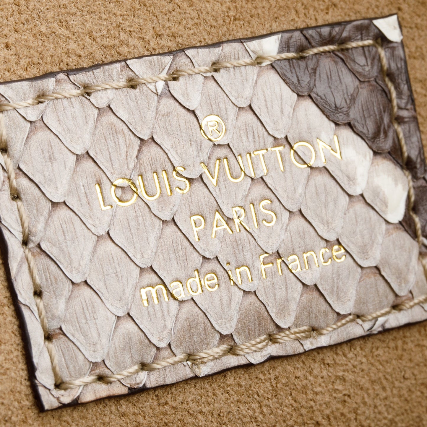 Louis Vuitton Cream Monogram Empreinte Python Daily Pouch