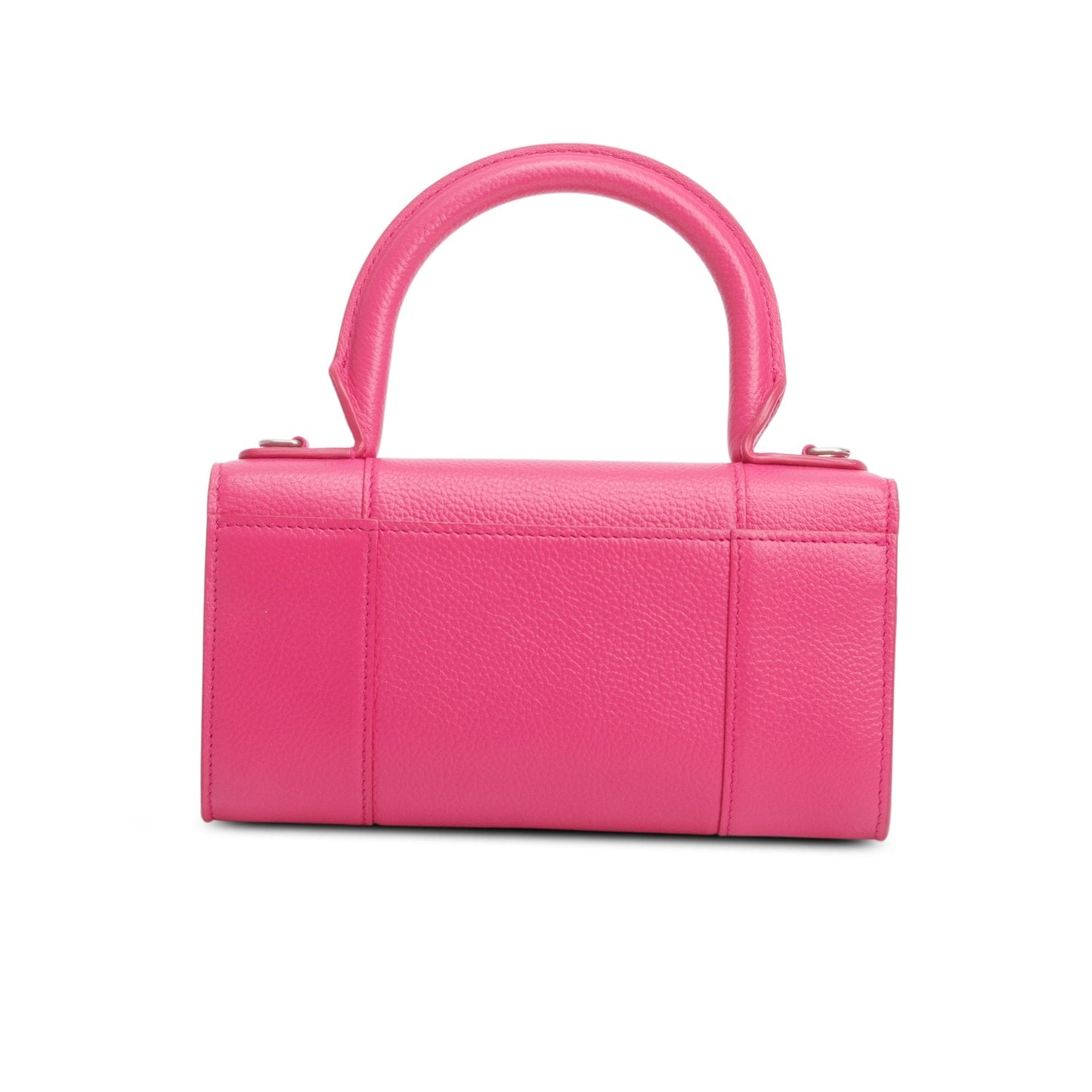 Balenciaga Pink Grained Calf Leather Hourglass Phone Holder