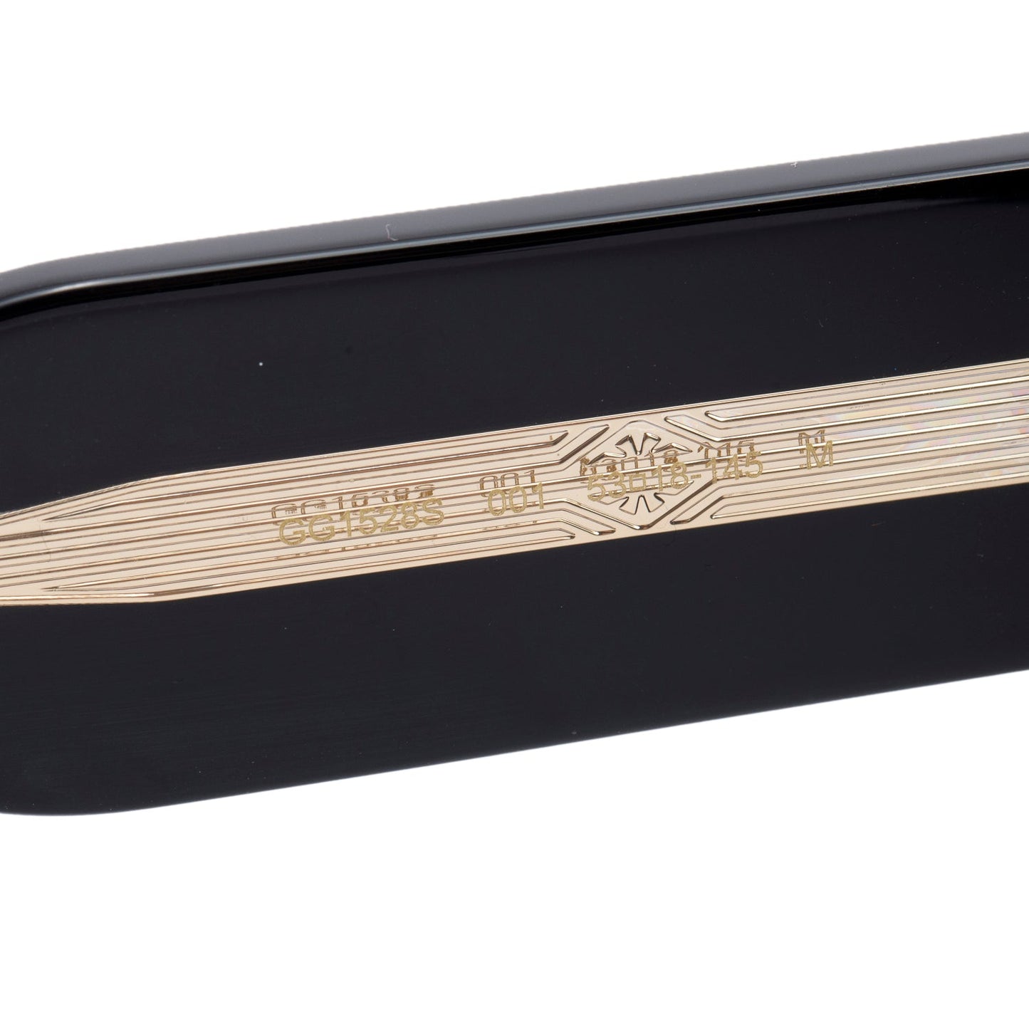 Gucci GG1528S Black Acetate Rectangle Sunglasses