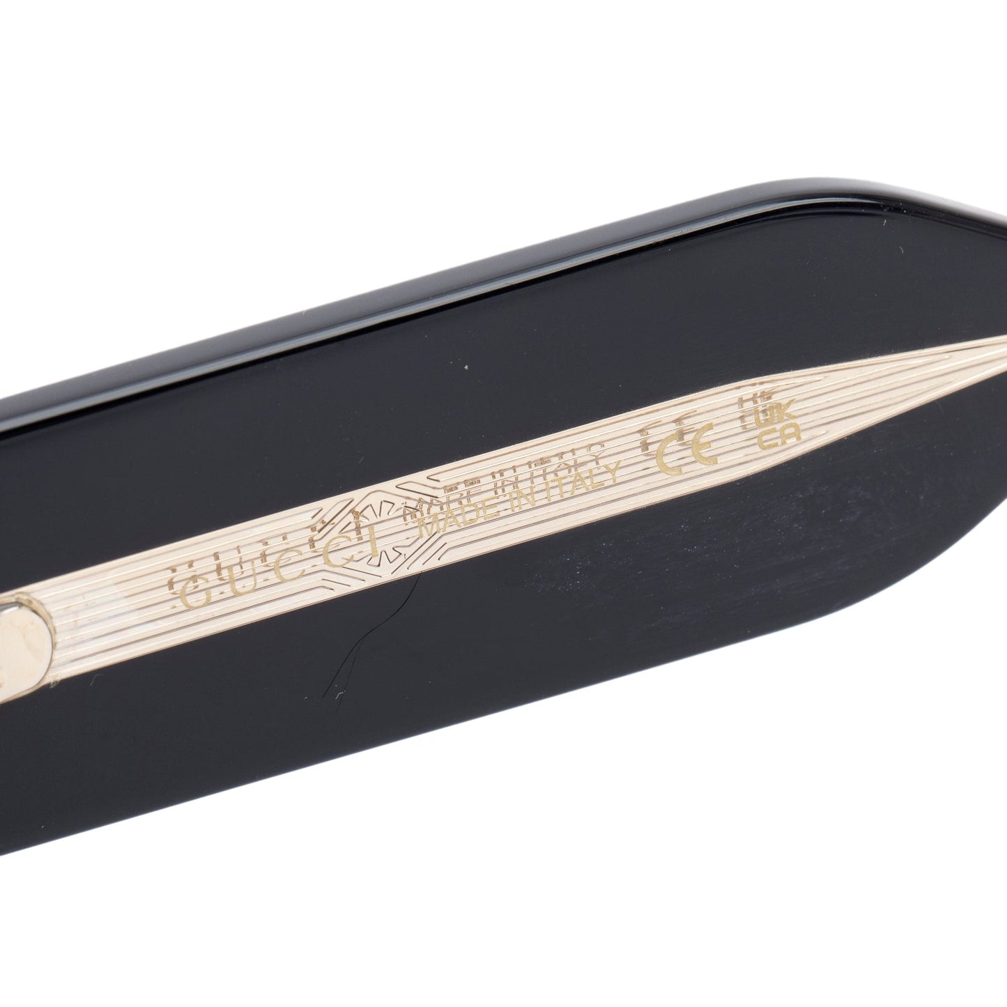 Gucci GG1528S Black Acetate Rectangle Sunglasses