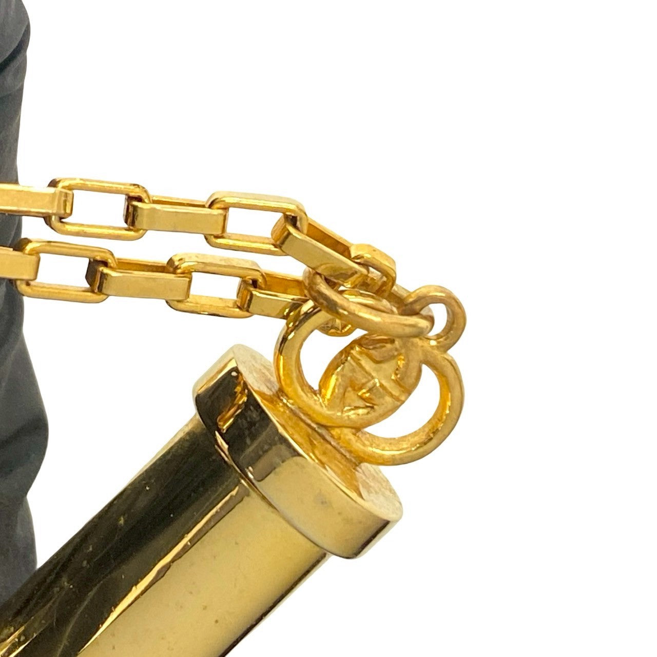 GUCCI Necklace Gold Plated gold Sherry line Perfume Bottle Necklace