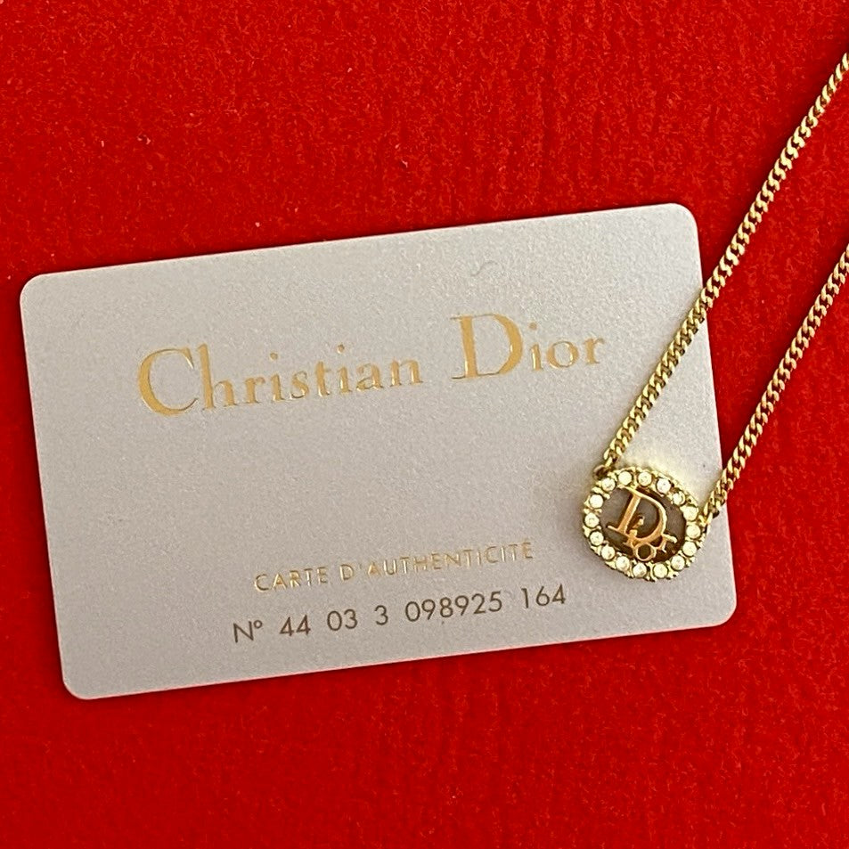 Dior Necklace Gold Plated gold