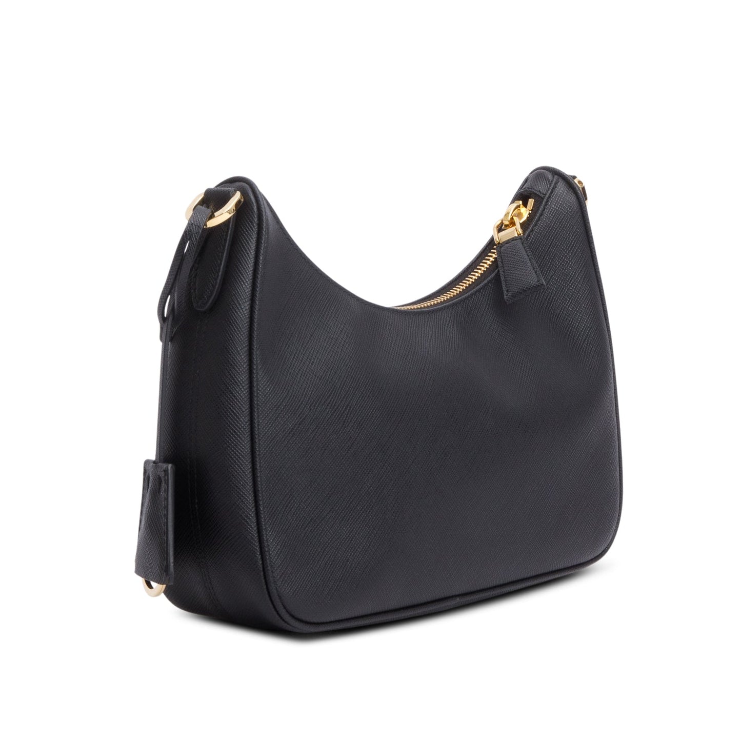 Prada Black Saffiano Lux Mini Re-Edition Shoulder Bag
