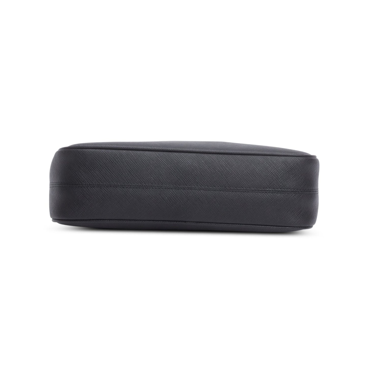 Prada Black Saffiano Lux Mini Re-Edition Shoulder Bag