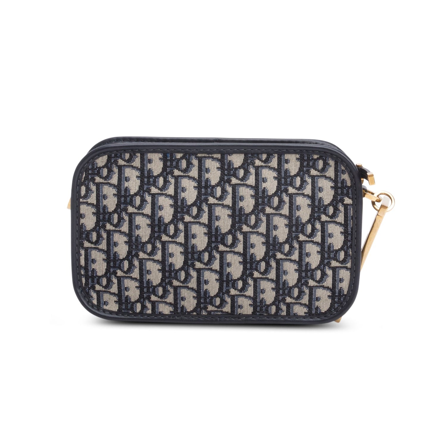 Christian Dior Navy Oblique Diorquake Clutch