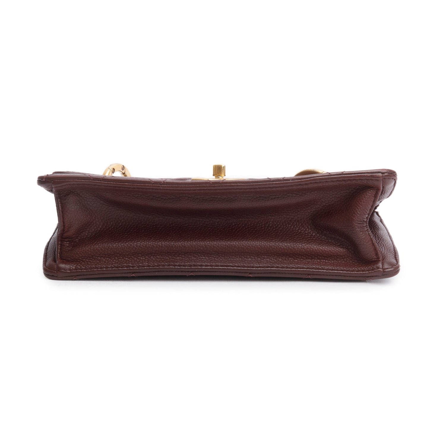 Chanel Burgundy Caviar Quilted Medium Retro Class Flap Bag