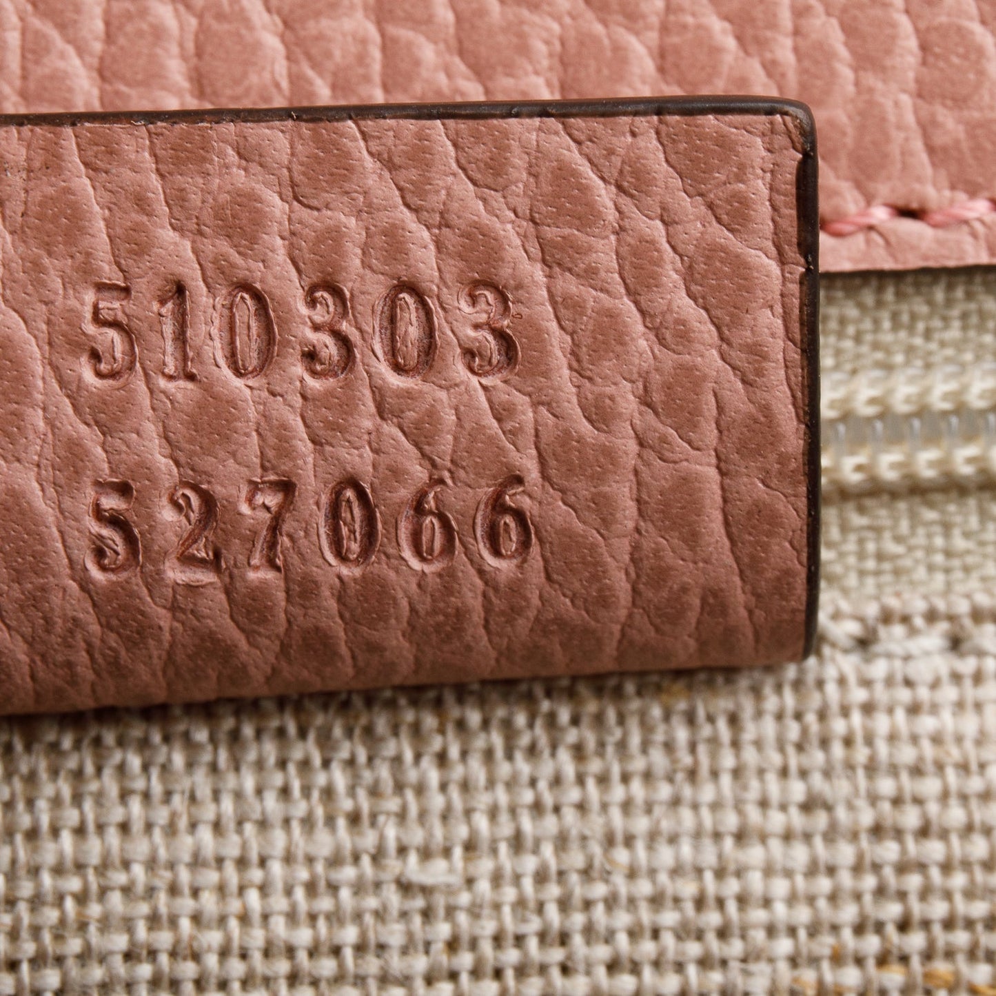 Gucci Pink Calfskin Leather Medium Dollar Interlocking GG Shoulder Bag