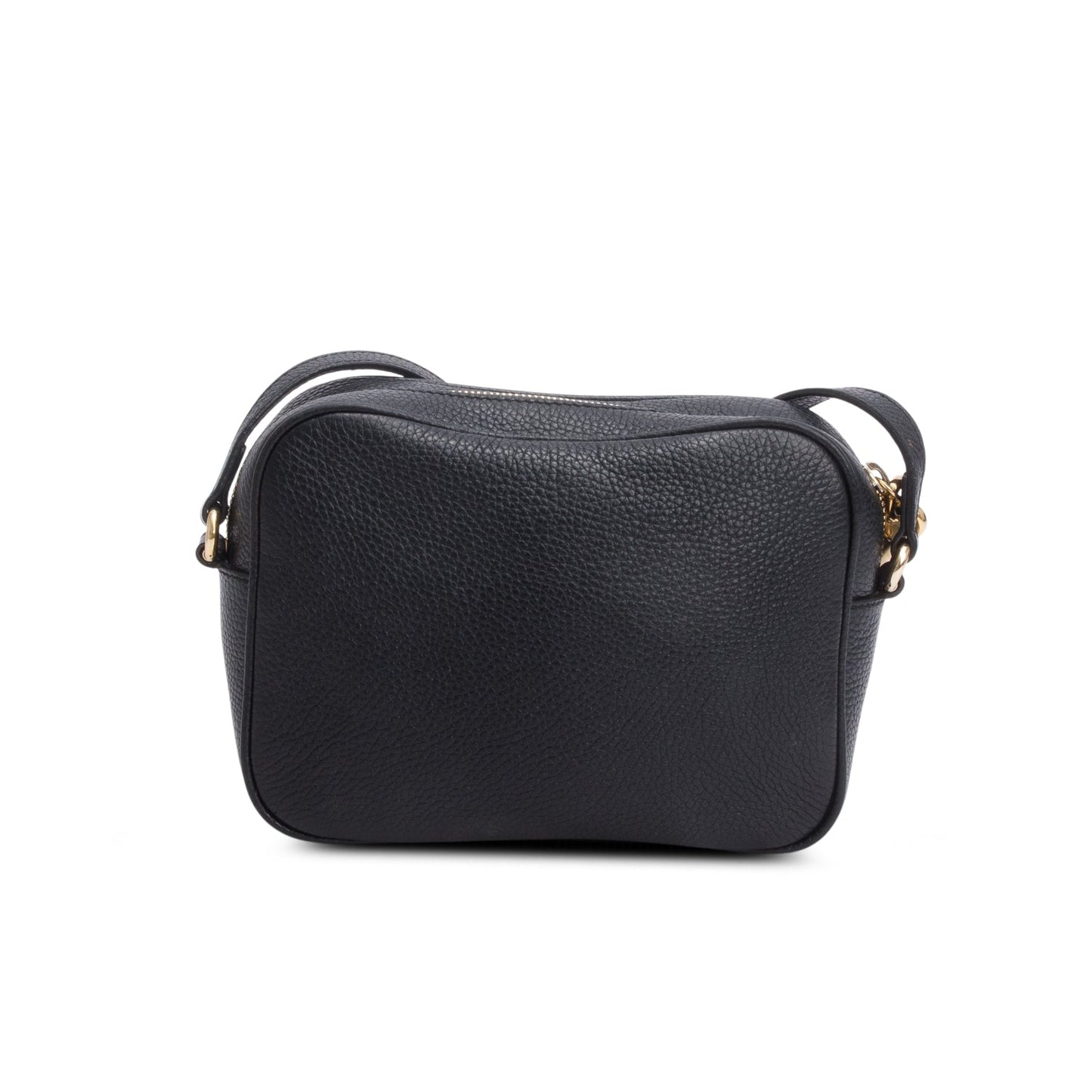 Gucci Black Pebbled Calfskin Leather Small Soho Disco Bag
