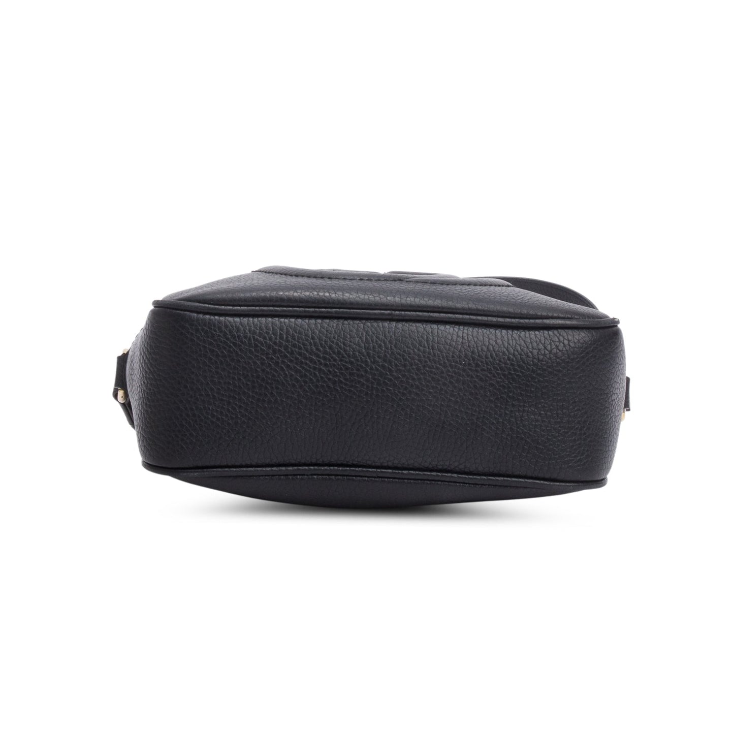 Gucci Black Pebbled Calfskin Leather Small Soho Disco Bag