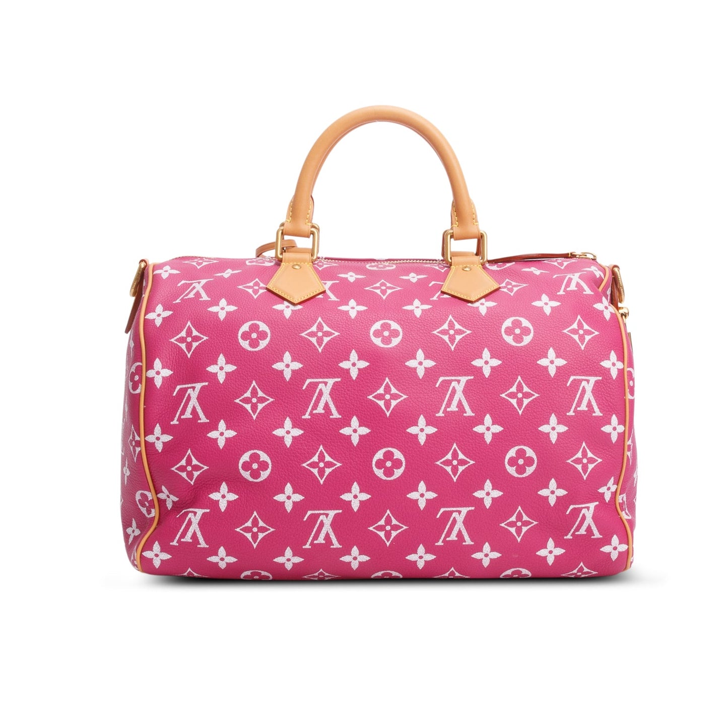 Louis Vuitton Pink Monogram Calf Leather Speedy P9 Bandouliere 40