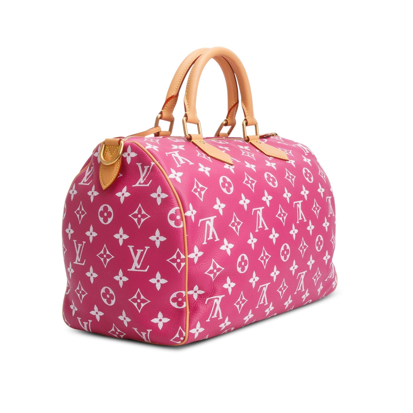 Louis Vuitton Pink Monogram Calf Leather Speedy P9 Bandouliere 40