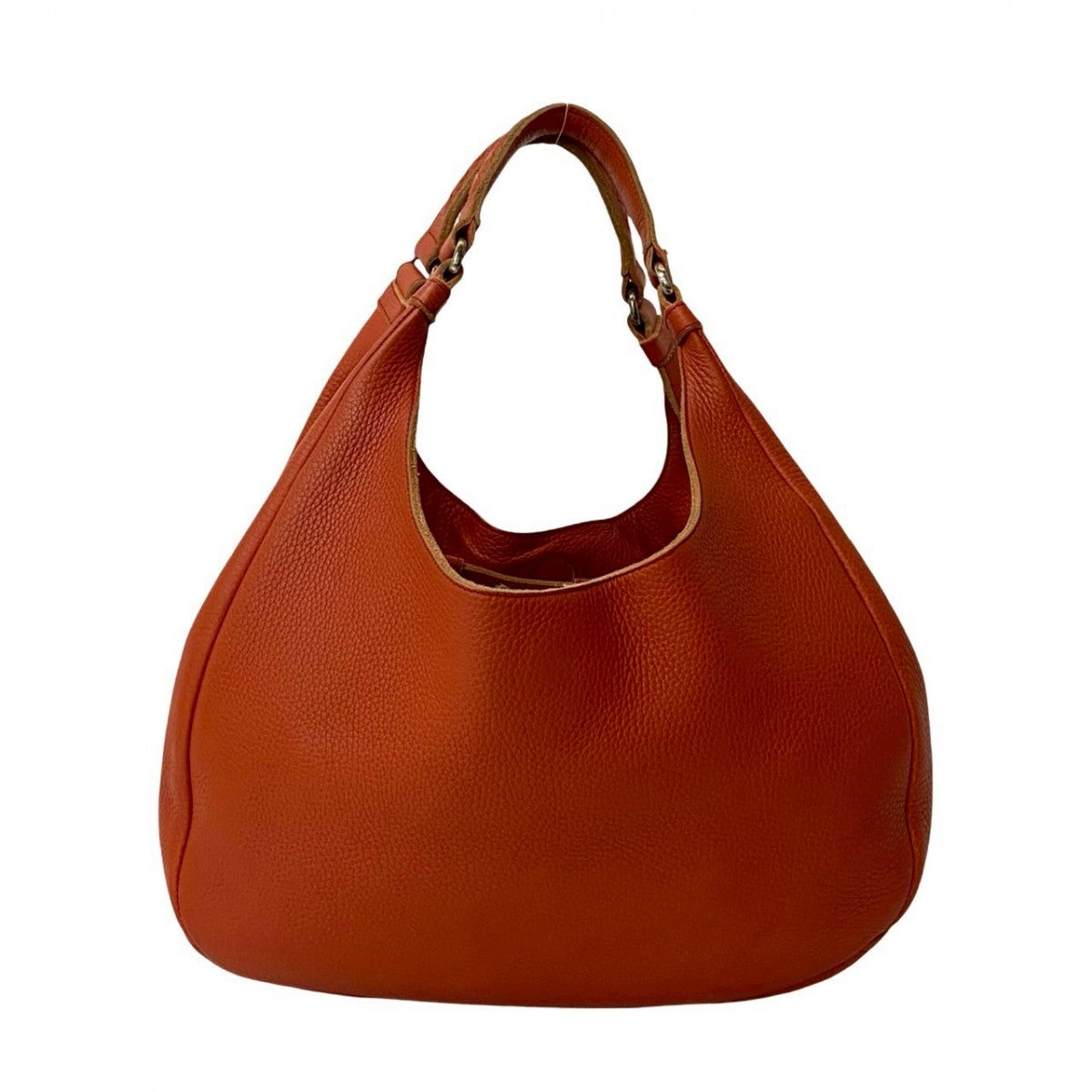 BOTTEGAVENETA Handbag leather Orange
