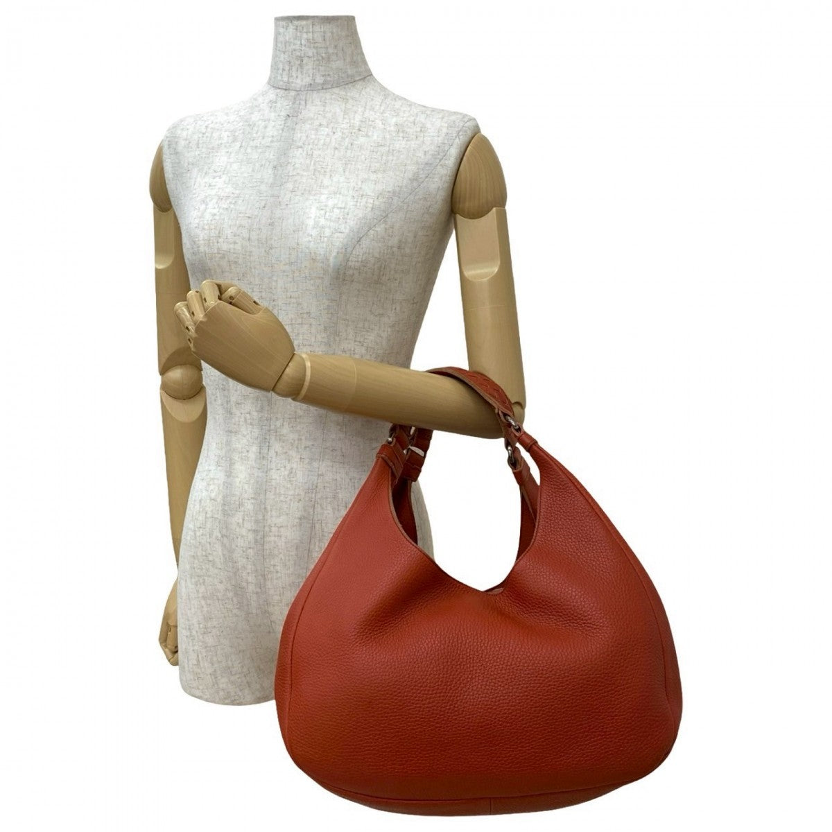 BOTTEGAVENETA Handbag leather Orange