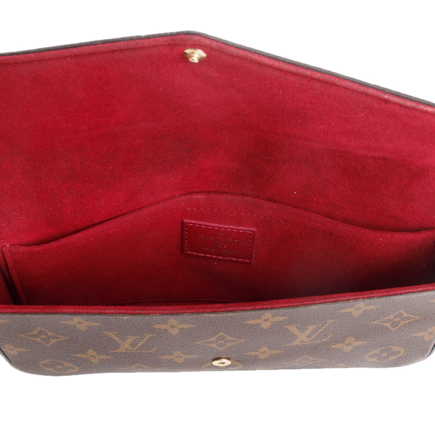 Louis Vuitton Fuschia Monogram Pochette Felicie Wallet on Chain