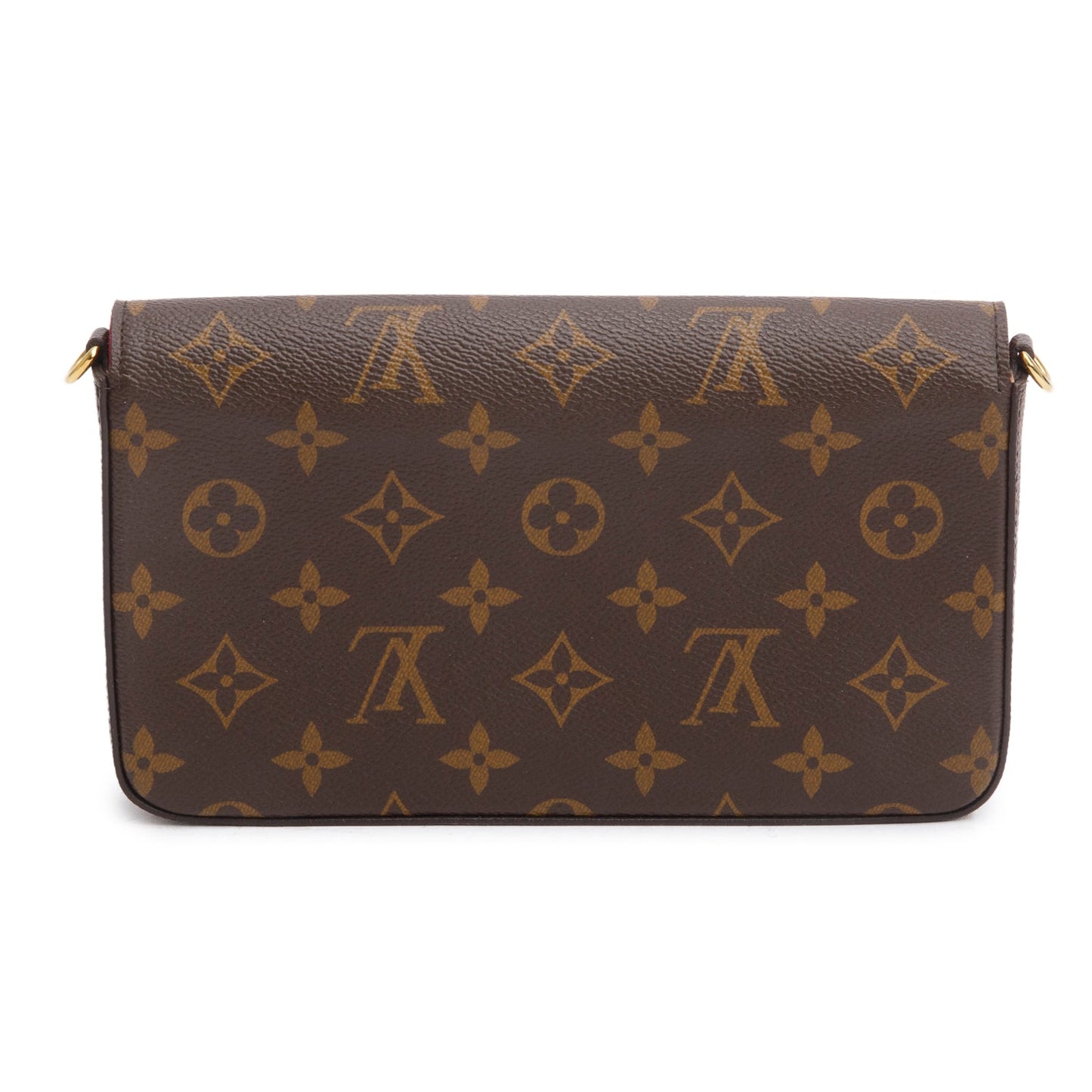 Louis Vuitton Fuschia Monogram Pochette Felicie Wallet on Chain
