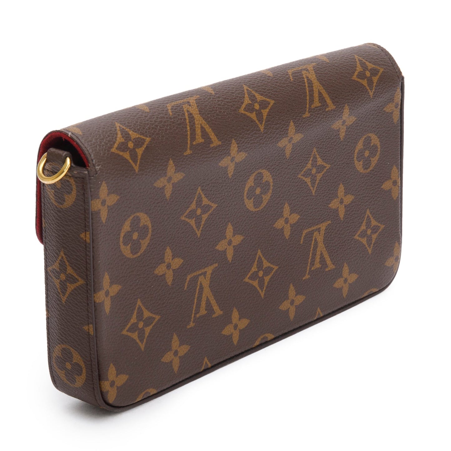 Louis Vuitton Fuschia Monogram Pochette Felicie Wallet on Chain