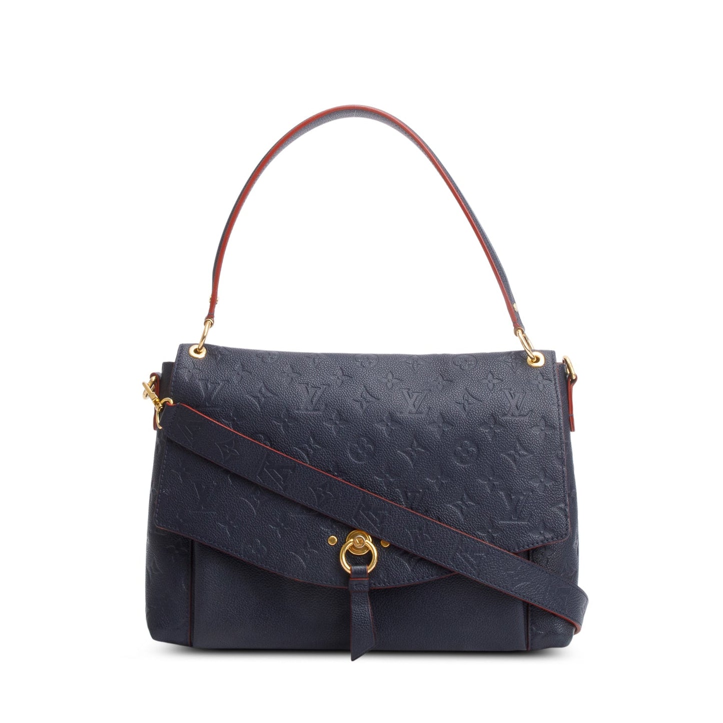 Louis Vuitton Navy Empreinte Blanche MM