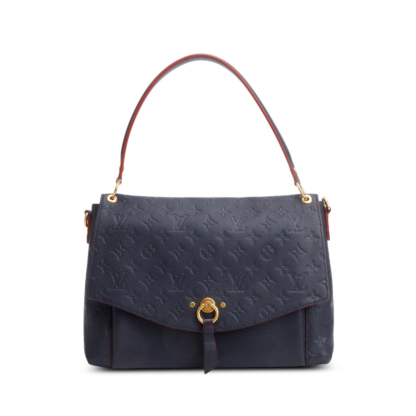 Louis Vuitton Navy Empreinte Blanche MM