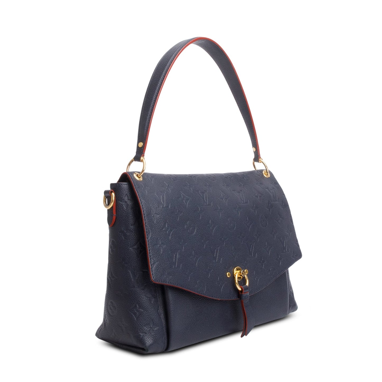 Louis Vuitton Navy Empreinte Blanche MM